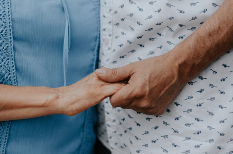 a close-up of a person's hands