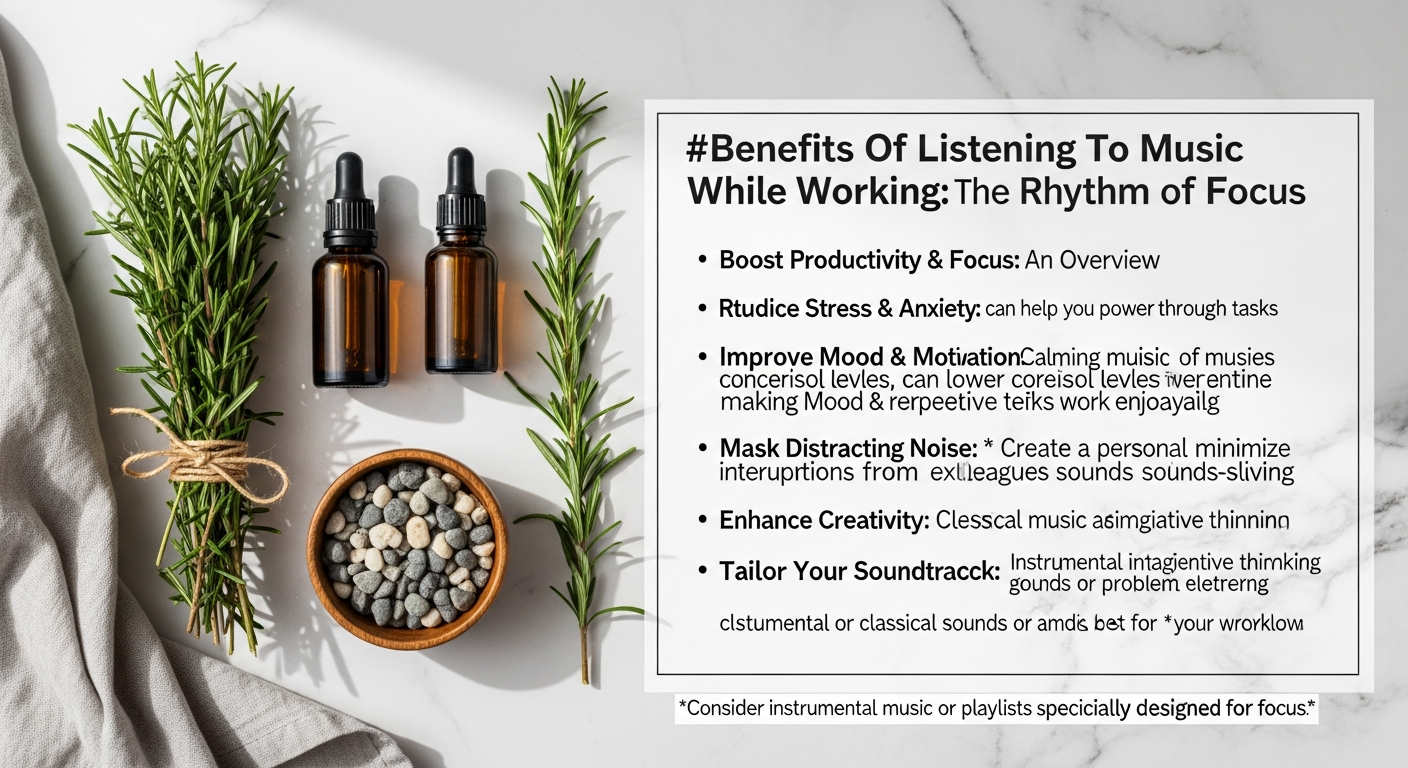Benefits Of Listening To Music While Working