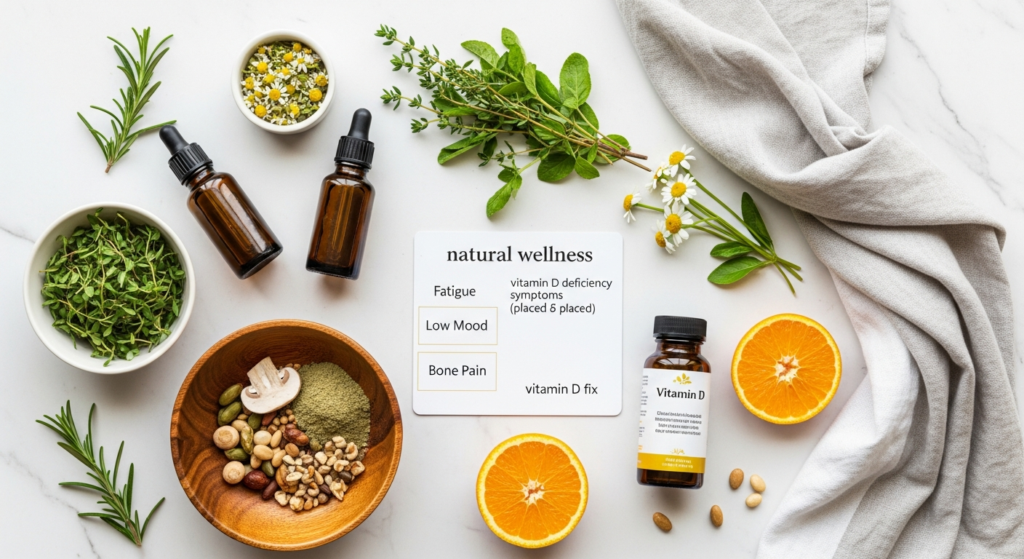 vitamin D deficiency symptoms and fix