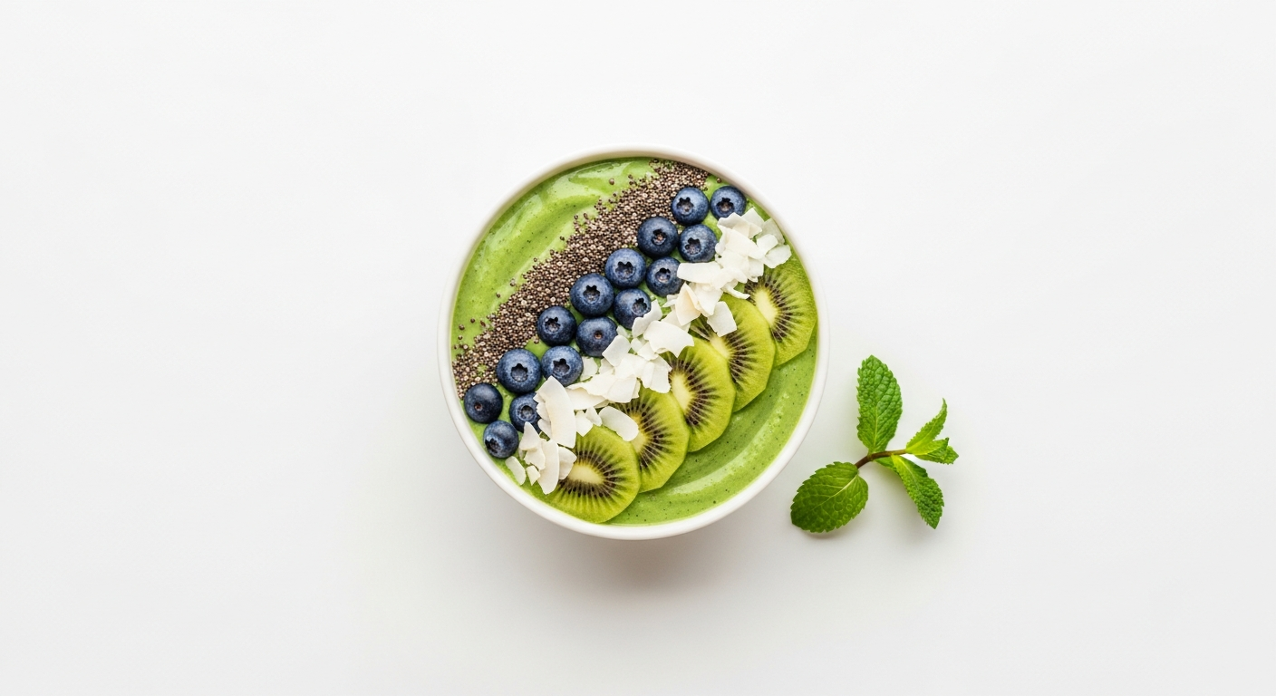 A vibrant bowl of fresh plant-based foods including colorful fruits, vegetables, and whole grains, representing a healthy plant-based diet.